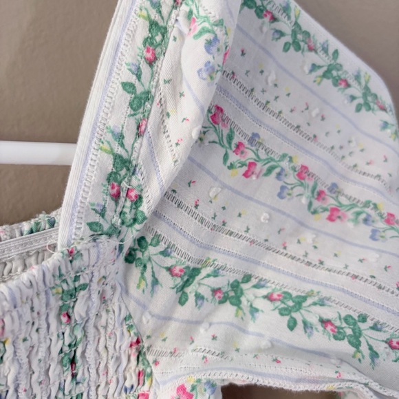 Girls Janie and Jack Emma Smocked Romper - Picture 4 of 7